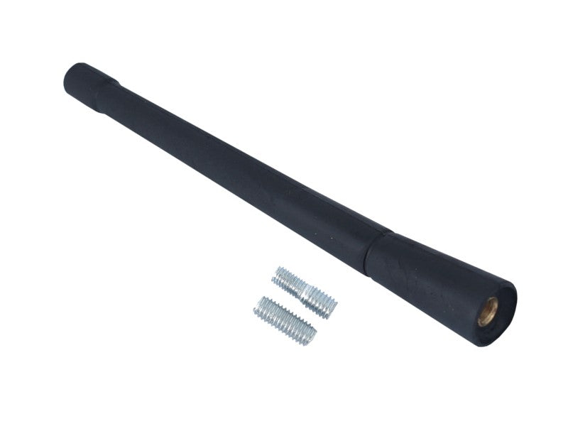 Antenna árboc 17cm, gumírozott, 2 adapterrel: 5 és 6mm
