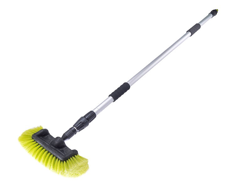 30 cm / 12" vízátfolyású kefe teleszkópos nyéllel 163 - 300 cm és szeleppel