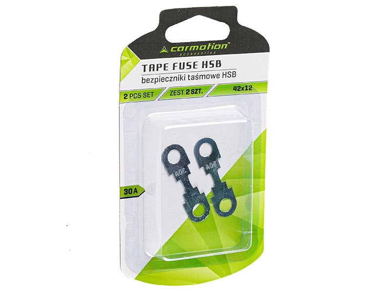 HSB 42x12 mm-es szalagos biztosíték, 30A, 2 db