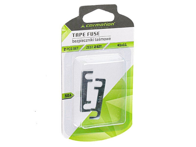 Szalagos biztosíték 41x11 mm, 50A, 2 db