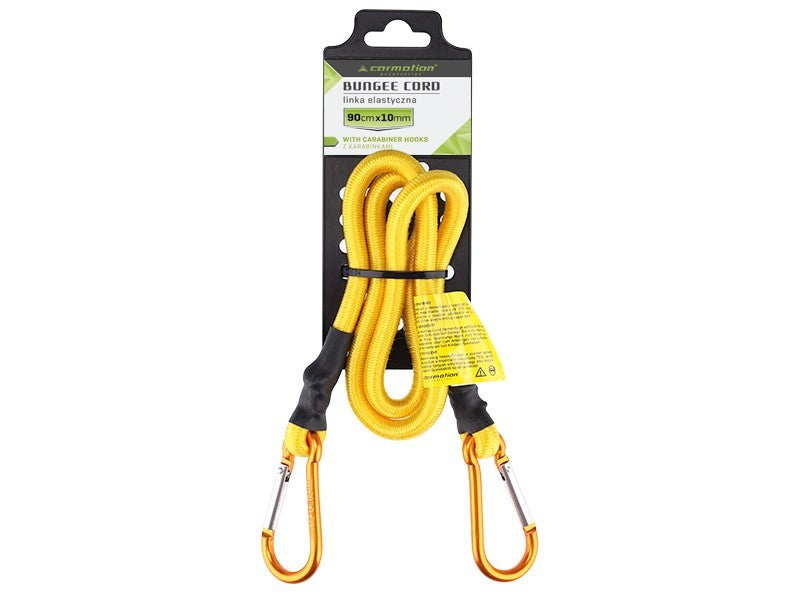 Rugalmas 10mm x 90cm es kötél karabinerekkel – kép 2