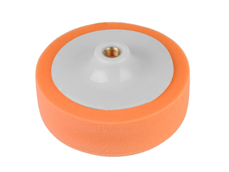 Polírozószivacs 150 mm x 45 mm, M14-es menet, narancssárga színű