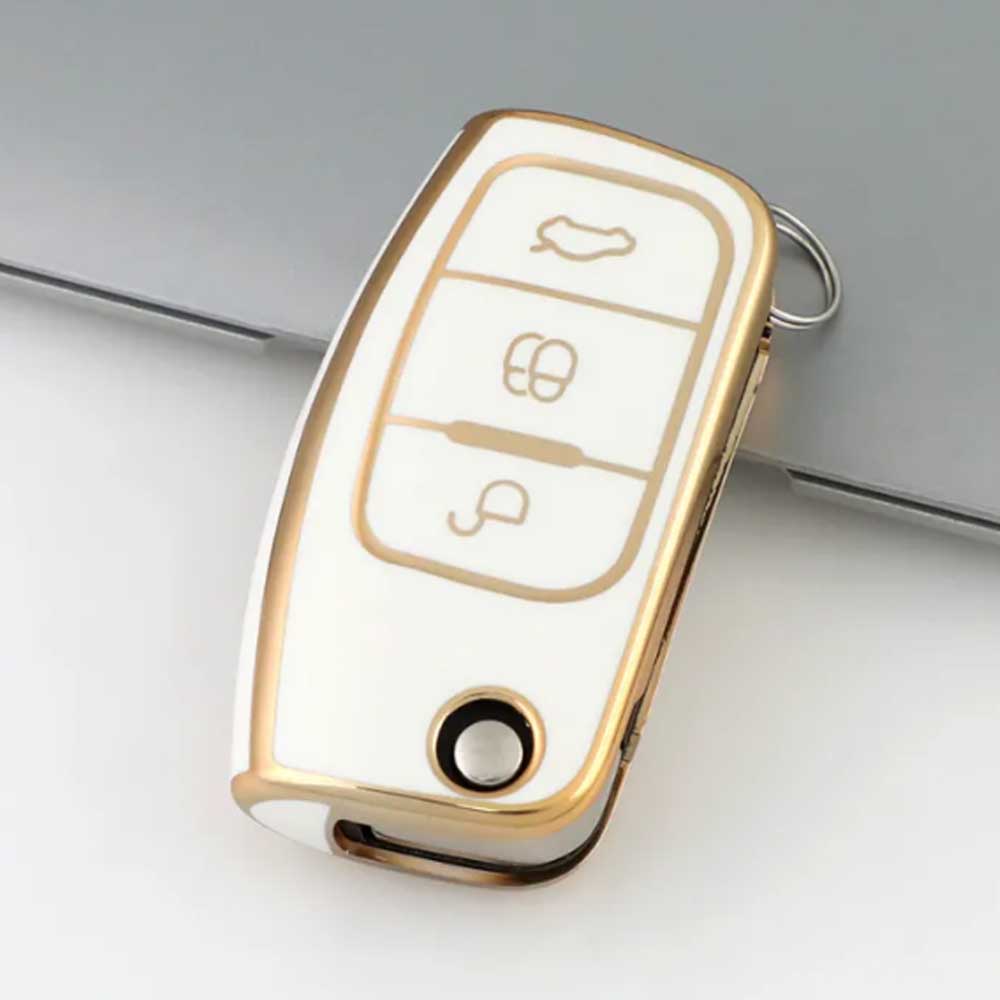 Ford 3 gombos TPU kulcstok több színben