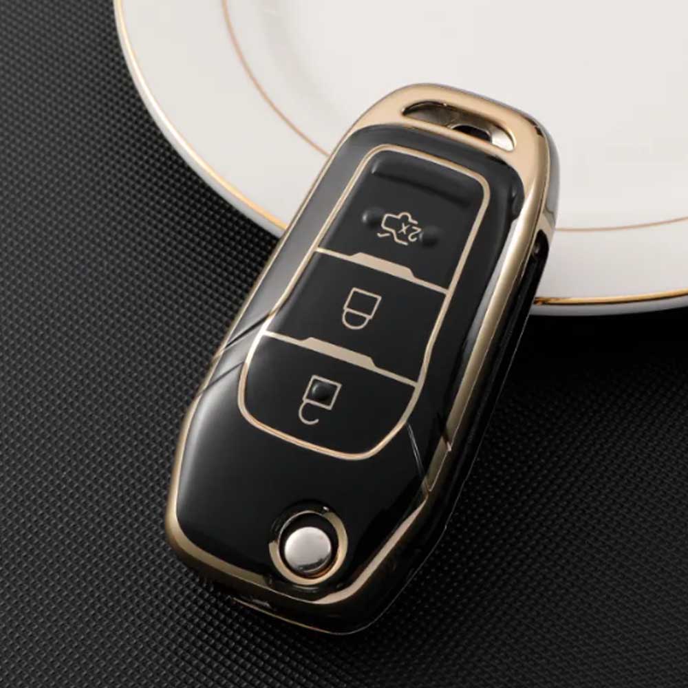 Ford 3 gombos TPU kulcstok több színben