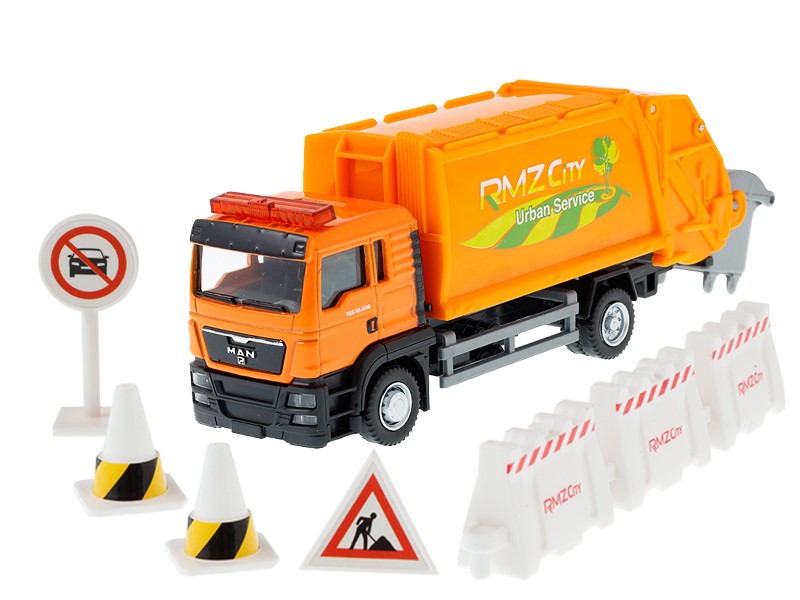 1:64 es modell RMZ City MAN szemétszállító teherautó tartozékok – kép 2