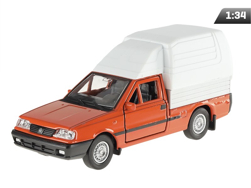 1:34-es modell, FSO Polonez teherautó, narancssárga színű