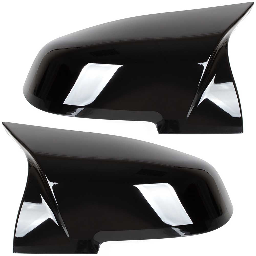 BMW 4 F32 F33 F36 tükörburkolat szett (fényes fekete) 2014-