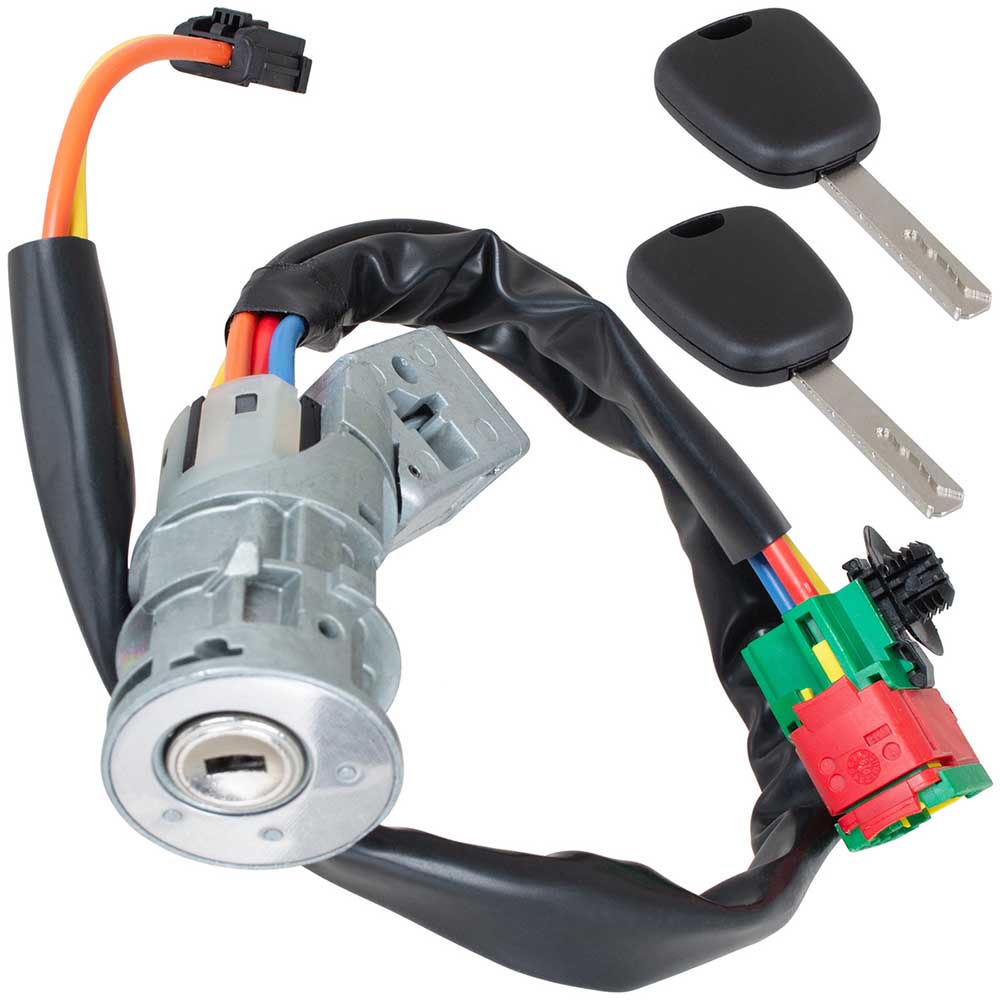 Citroen C3 Komplett Gyújtáskapcsoló Készlet (2 Kulccsal) 2002-2005