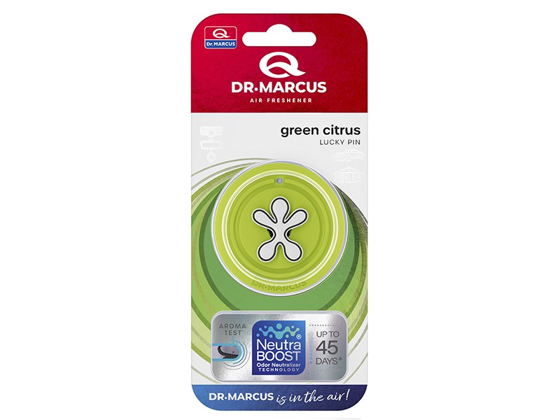 Légfrissítő Lucky Pin, zöld citrus