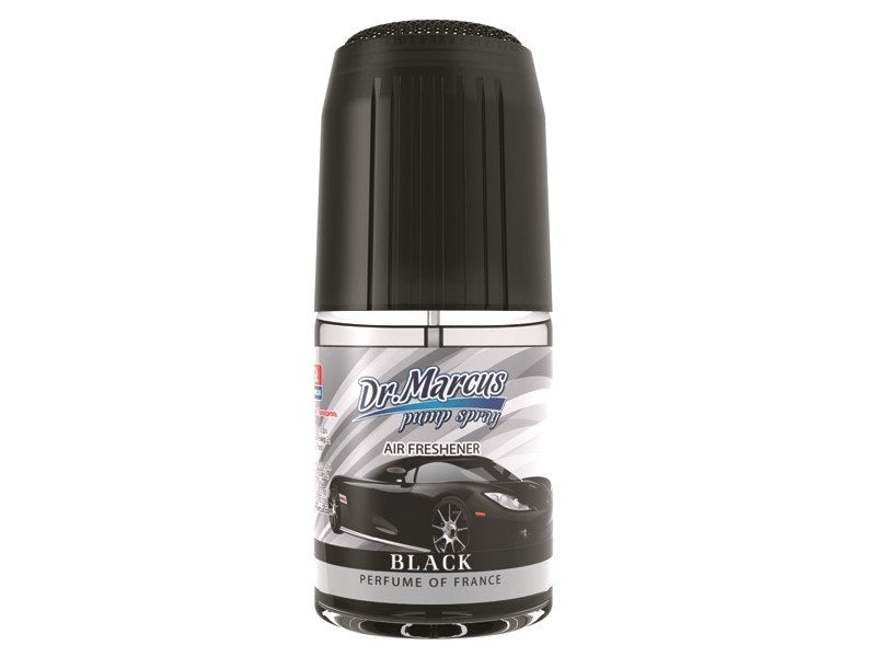 Légfrissítő pumpás spray, fekete