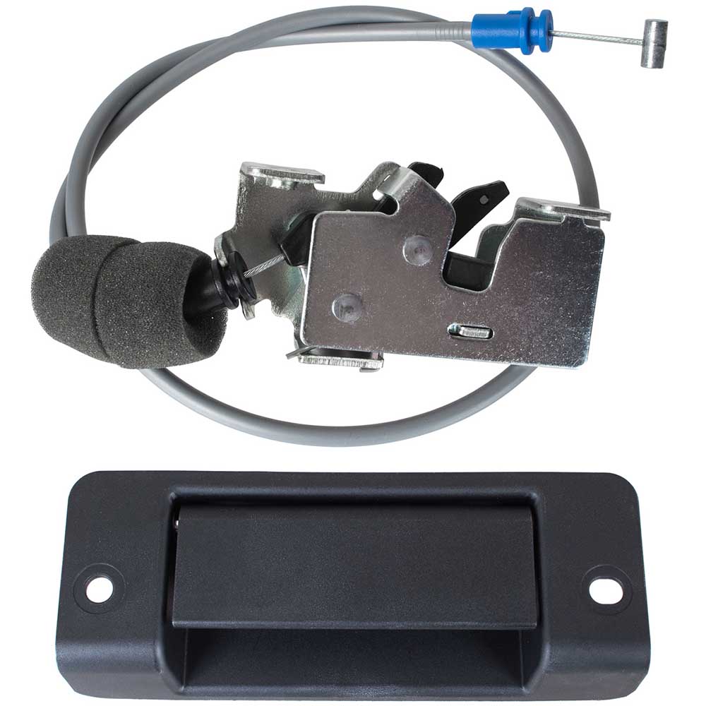 Ford Transit bal oldali hátsó ajtózár bowdennel + bal belső ajtókilincs 2000-2014