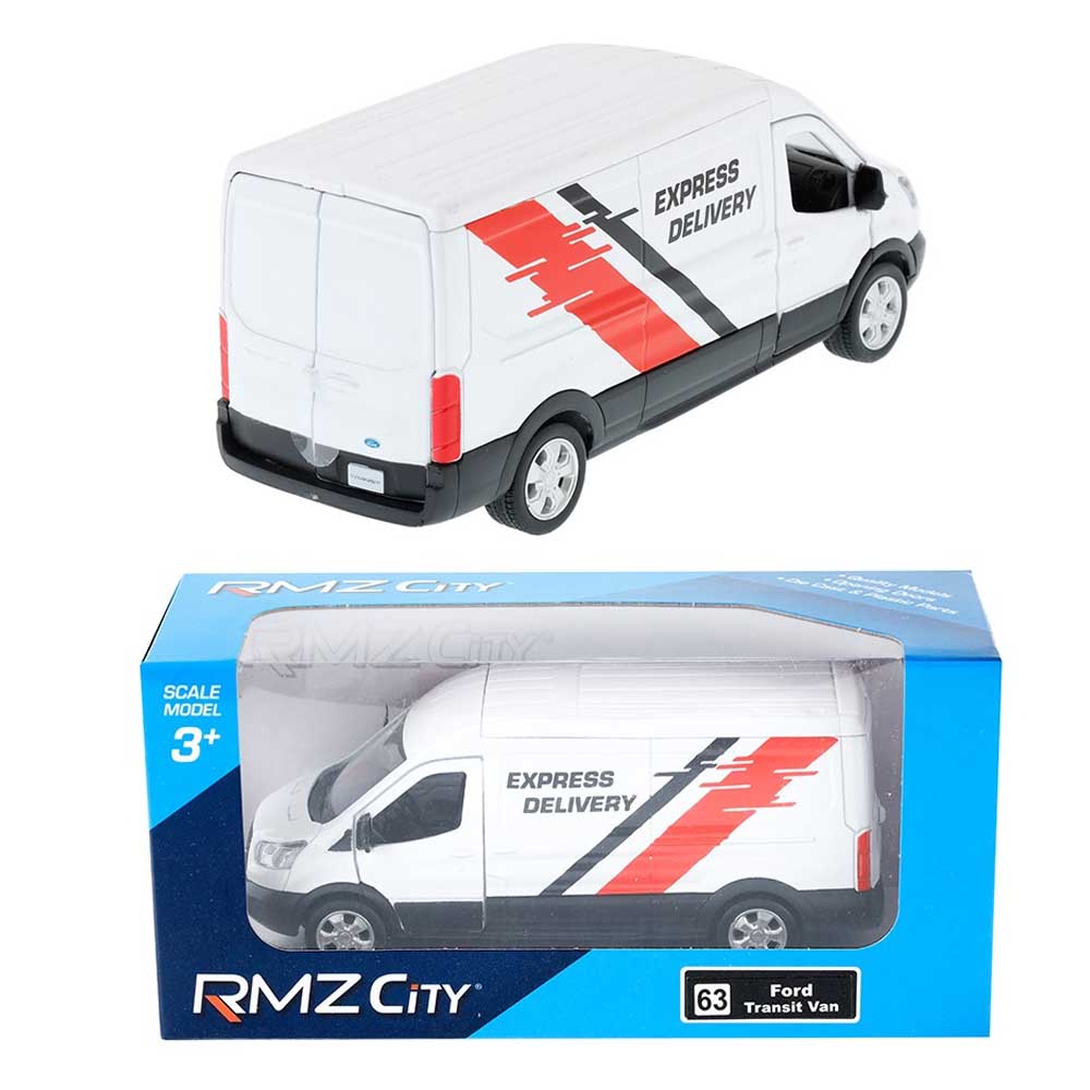 Ford Transit furgon modell 2018 1:43 fehér (RMZ)