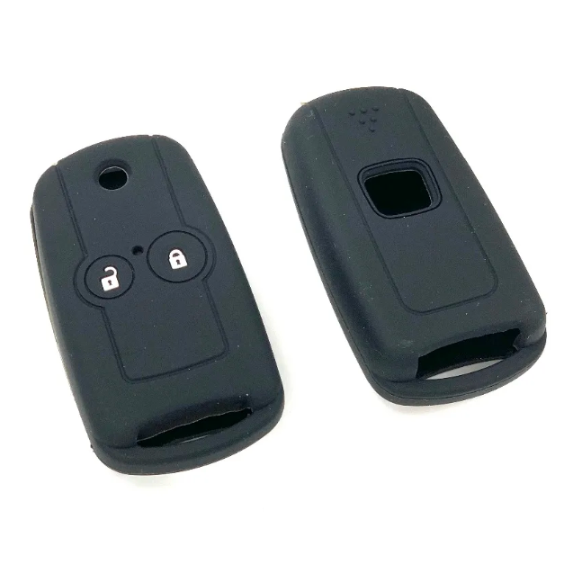 Honda kulcs szilikon tok 2 gombos Fekete