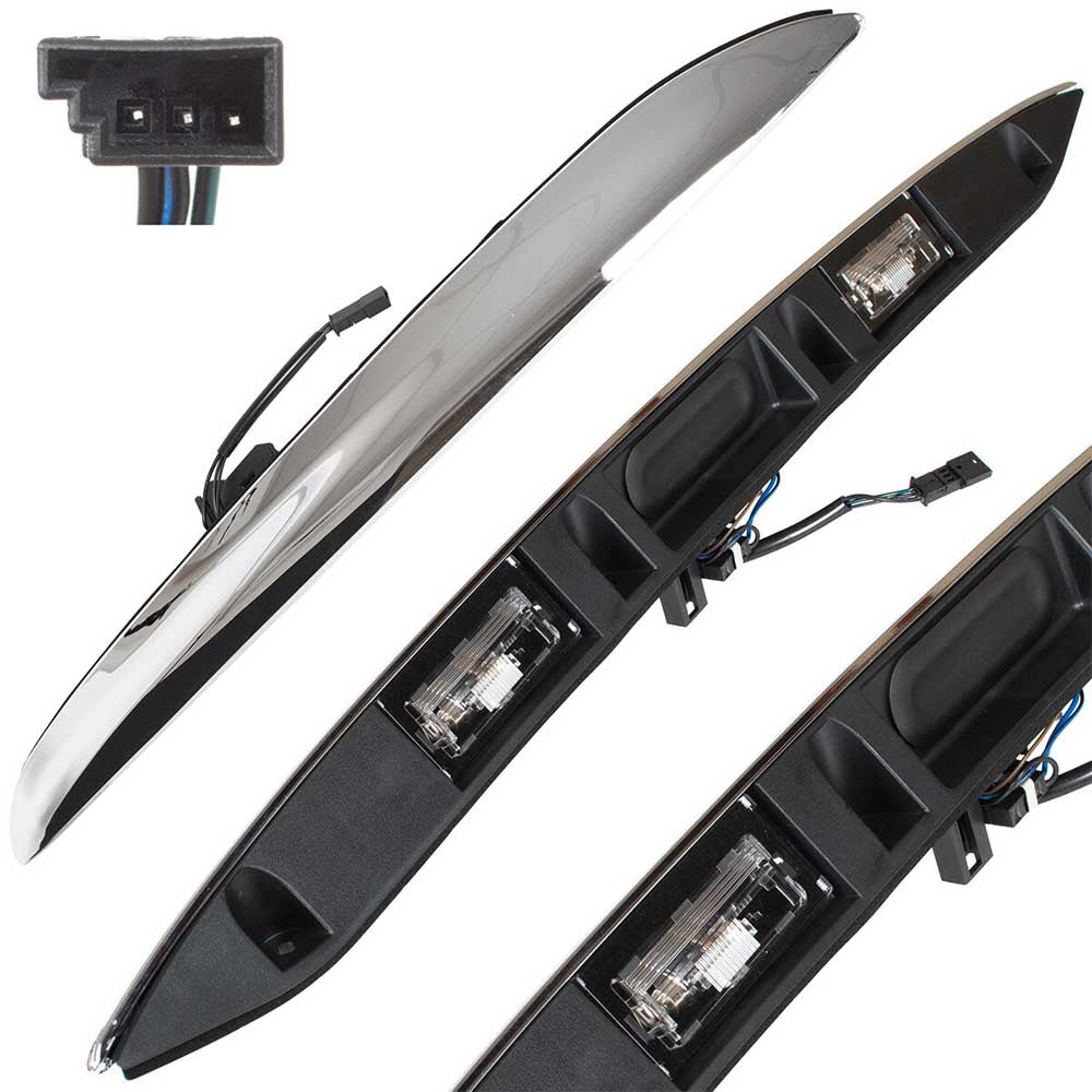 Mini R50 csomagtérnyitó mikrokapcsoló (díszléc + rendszámtábla világítás) 2001-2006