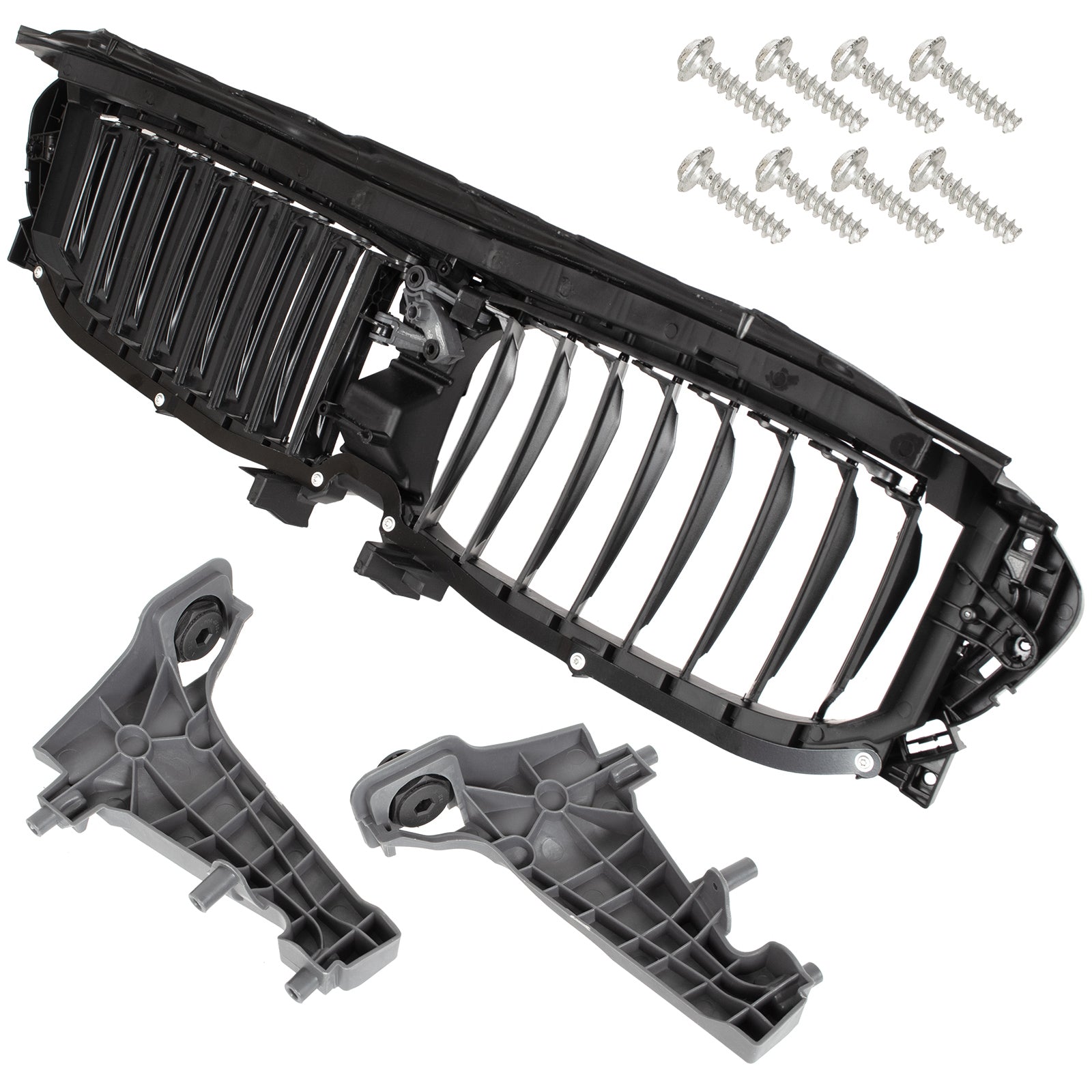 BMW 5 G30 G31 2016-2020 első légterelő és hűtőrács zsalurendszer