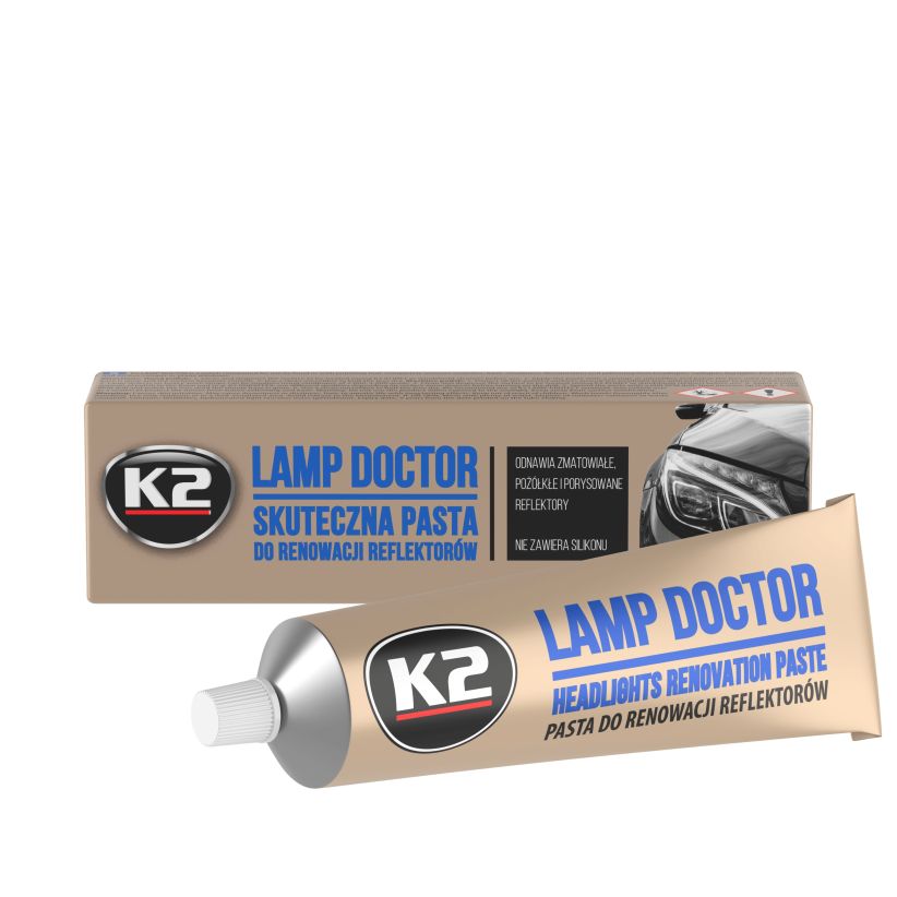 K2 Lamp Doctor Skuteczna K2 LAMP DOCTOR Skuteczna pasta do renowacji reflektorów L3050