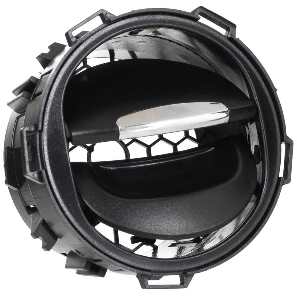 Renault Clio IV beltéri szellőzőrács (bal/jobb - fekete, króm csúszkával) 2012-2020