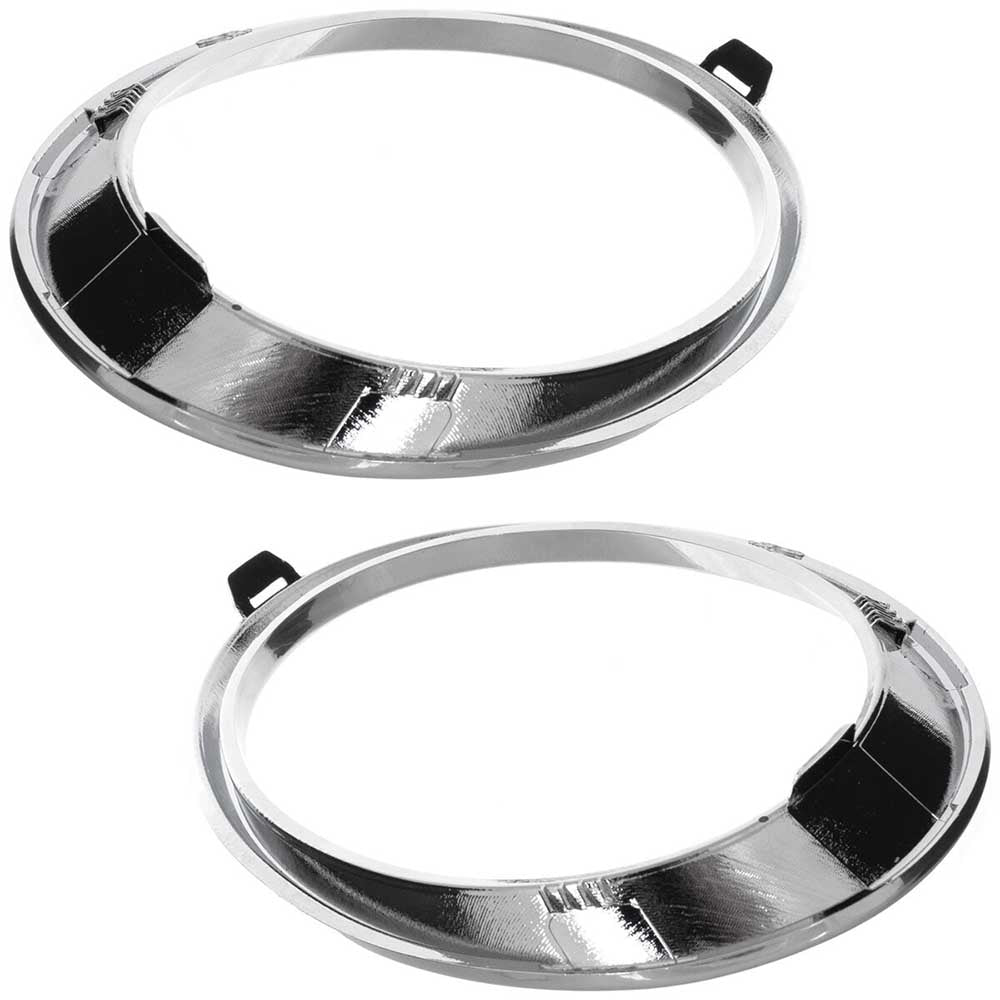 Renault Kadjar ködlámparács szett (bal + jobb, króm kerettel) 2015-