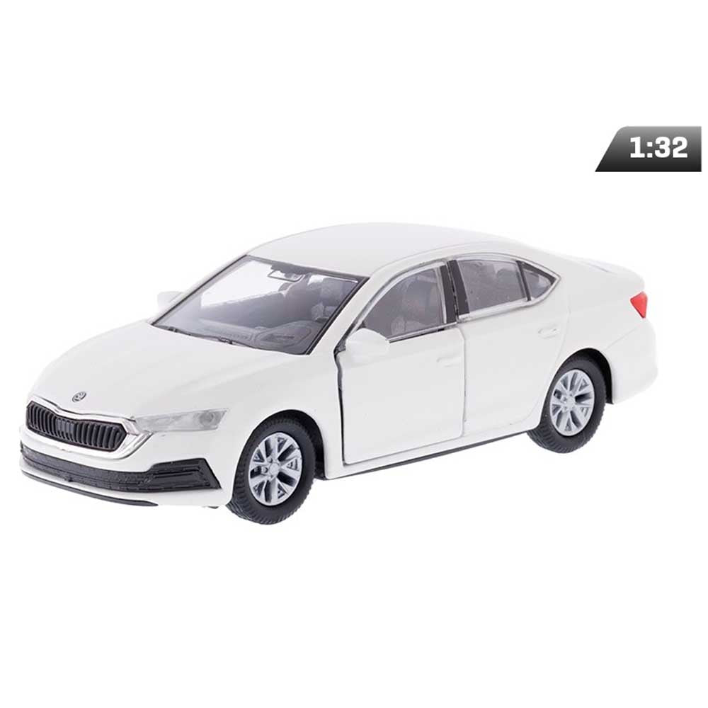 Skoda Octavia modellautó 1:34 (fehér)