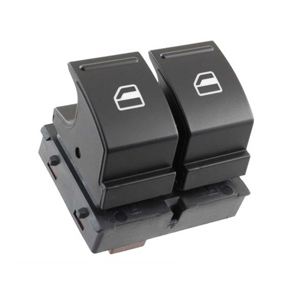 Skoda Octavia II bal oldali ablakemelő kapcsoló 2 gombos 2004-2012