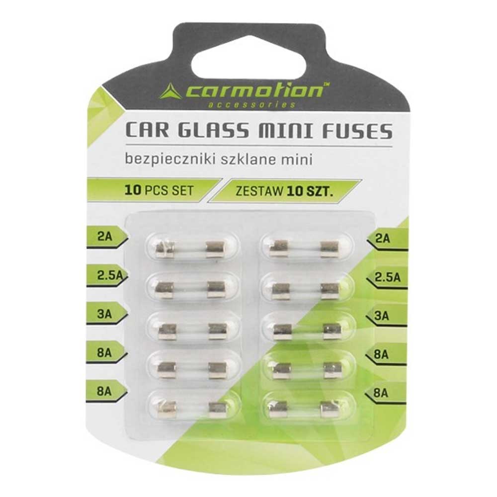 20 mm-es üvegbiztosíték készlet 10 darabos kiszerelésben