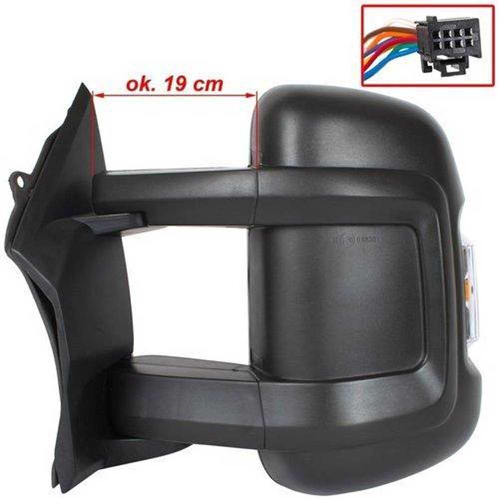 Citroen Jumper fűthető visszapillantó tükör (BAL)