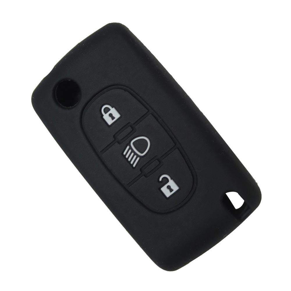 Carcasă cheie briceag Citroën cu 3 butoane