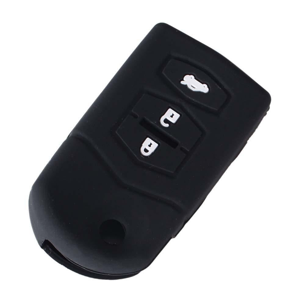 Mazda bicskakulcs szilikon tok fekete