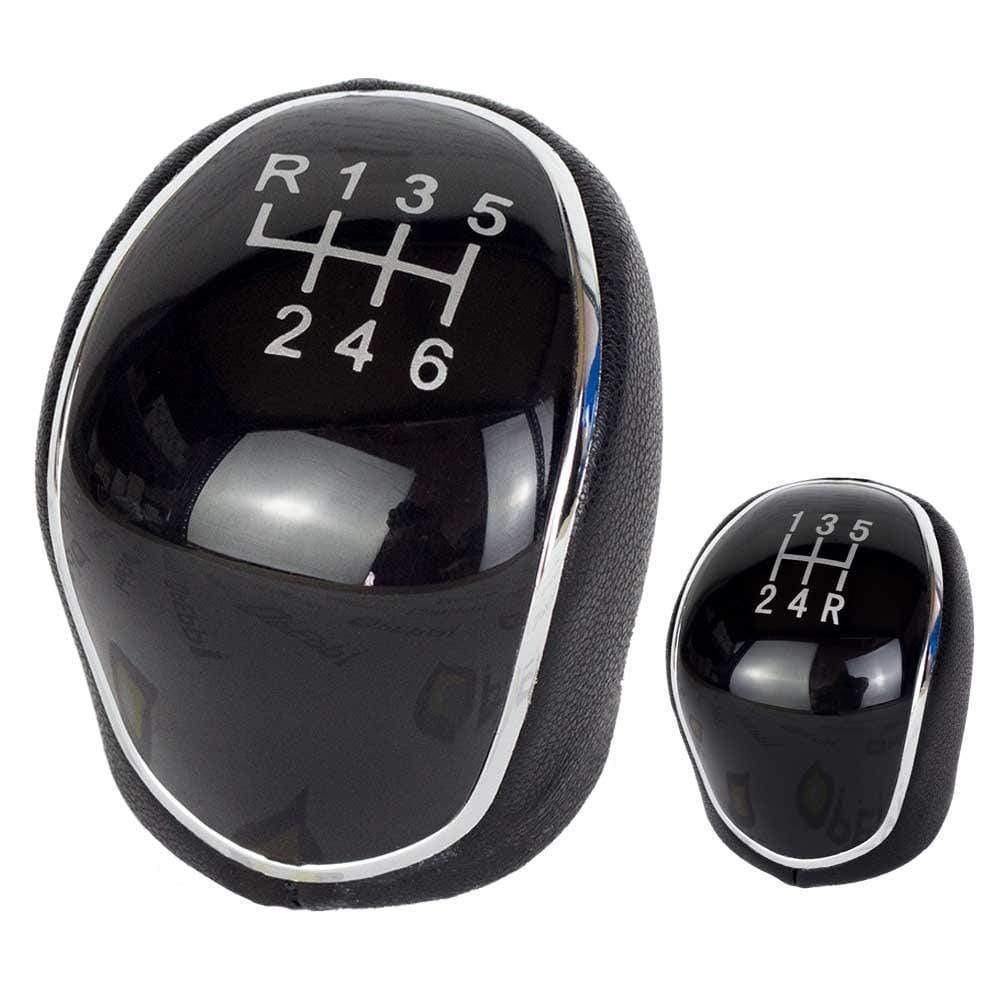 Fekete színű, 5 és 6 sebességes Ford váltógomb. Fekete számlappal, króm számlapkerettel.