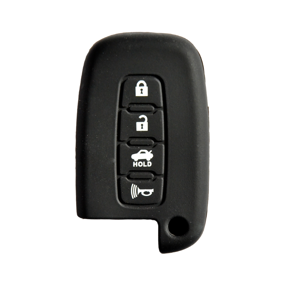 Hyundai fekete szilikon tok -4 gombos