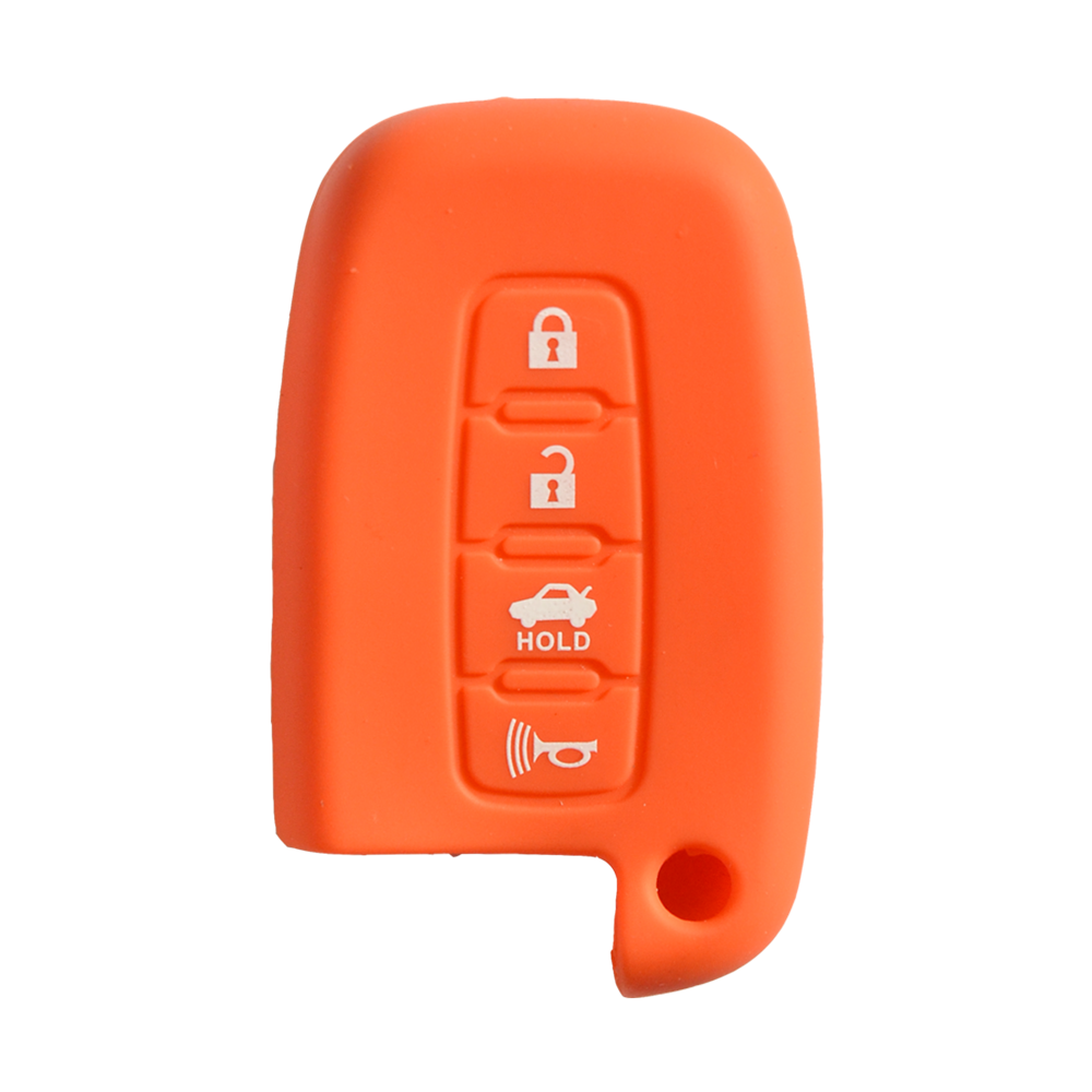 Kia narancssárga szilikon tok -4 gombos