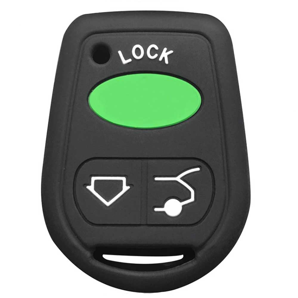 Land Rover 2 gombos szilikon tok, fekete színben.