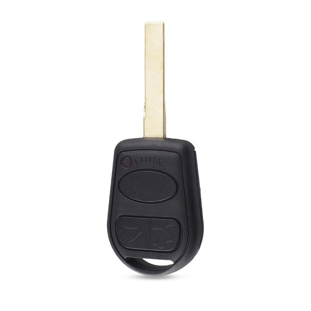 Fekete színű, Land Rover 3 gombos kulcs, kulcsház.