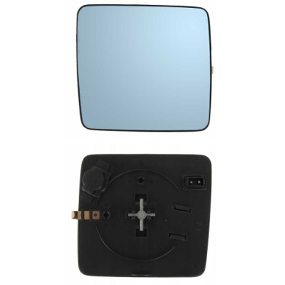 Mercedes 190 jobb oldali fűthető, kék színű visszapillantó tükörlap 1984-1993