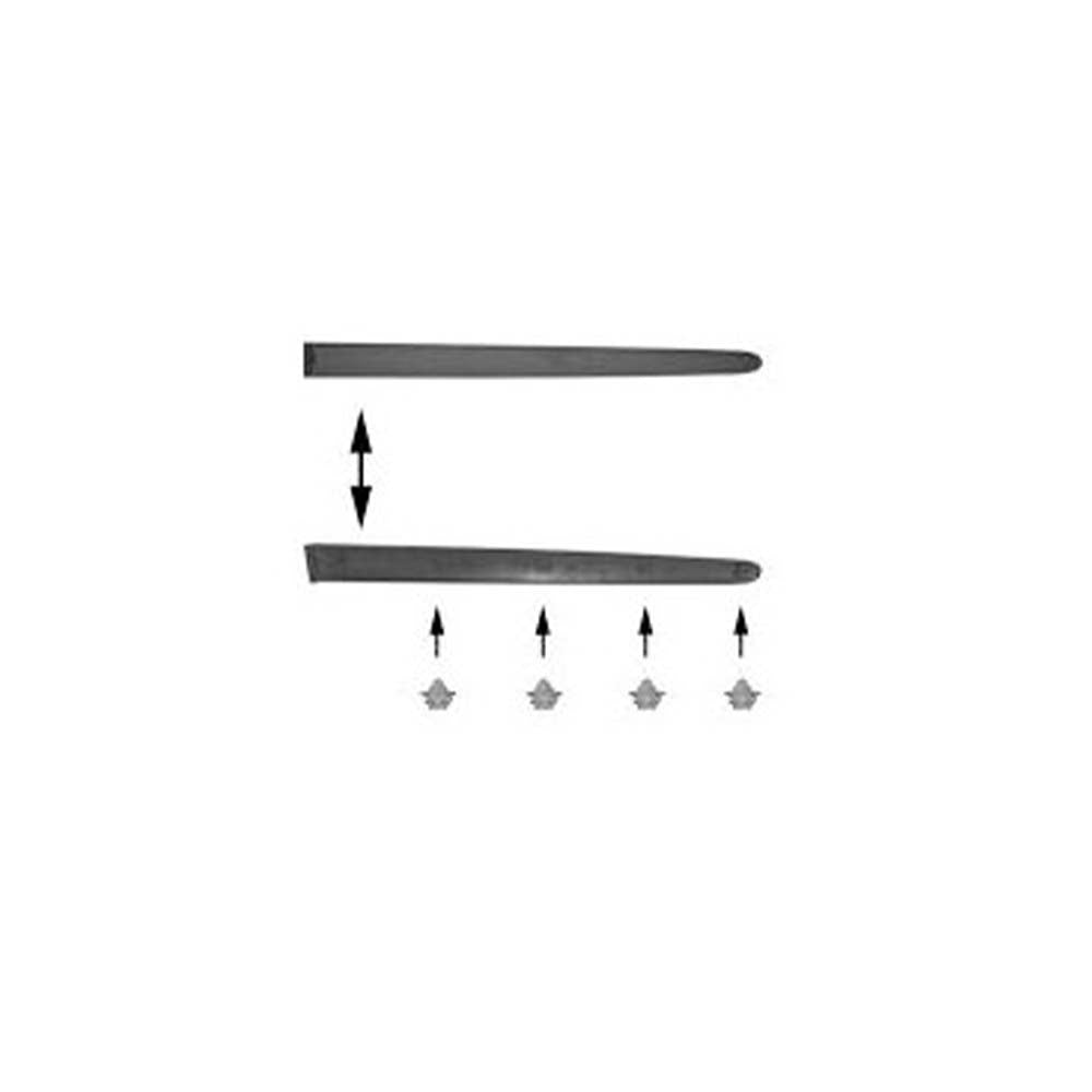 Peugeot 206 oldalsó díszléc 1998-