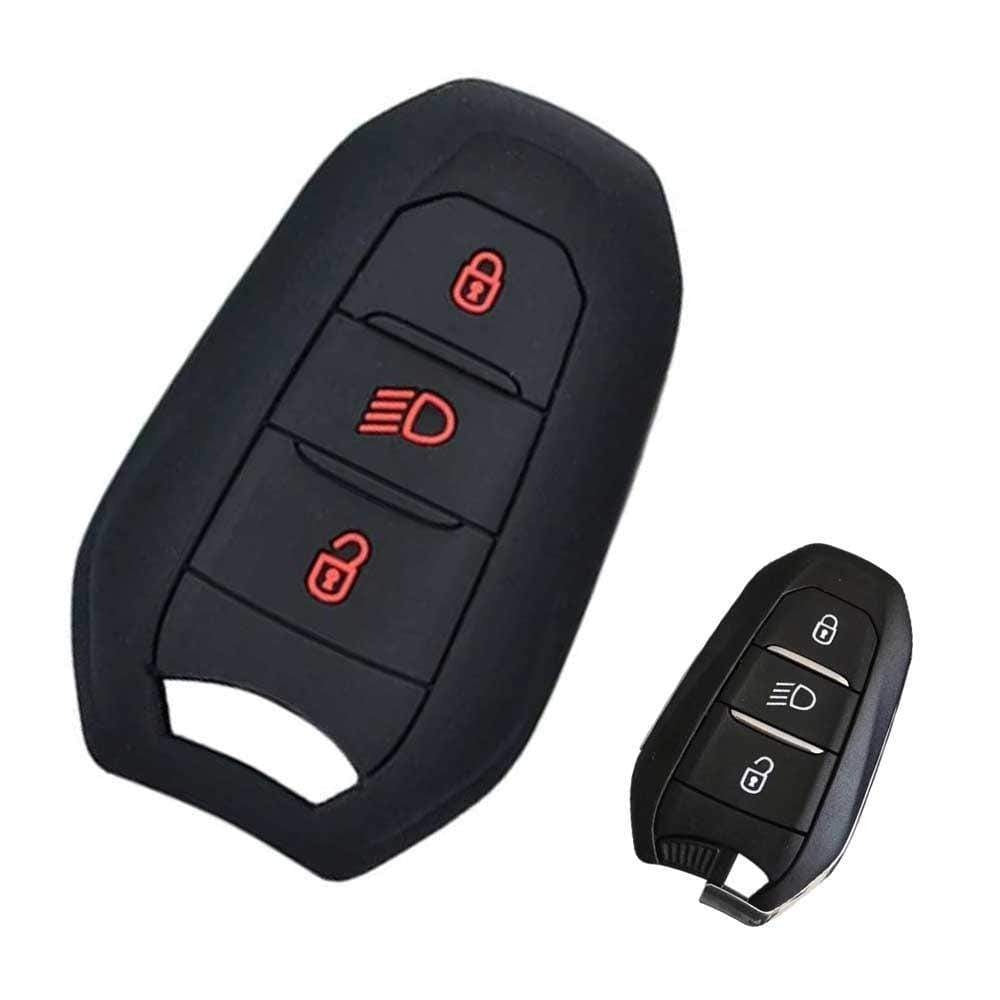 Peugeot szilikon tok 3 gombos