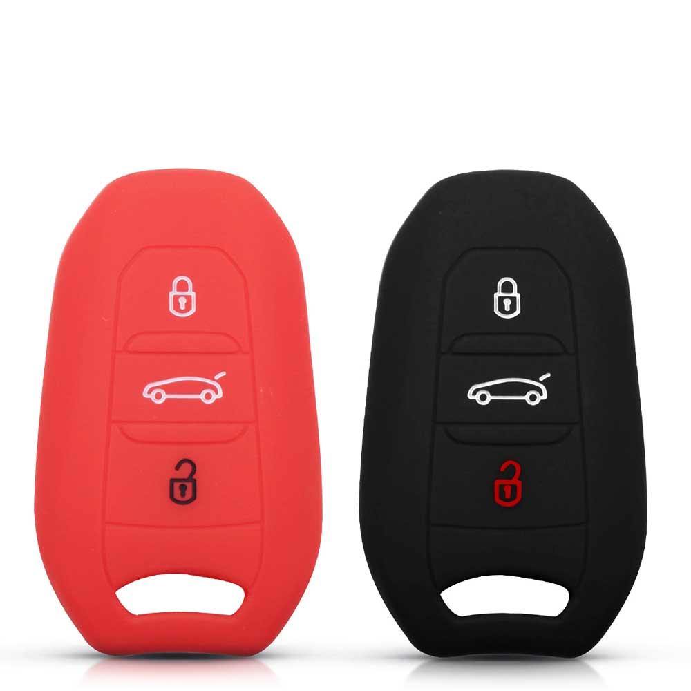 Citroen kulcs szilikon tok 3 gombos