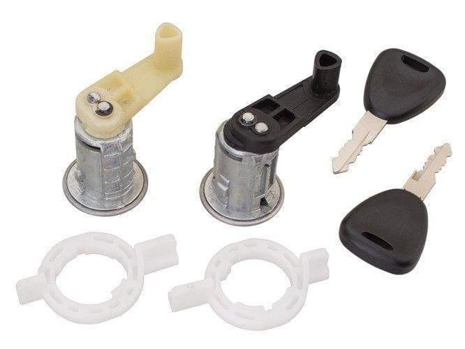 Renault Clio II ajtó zárbetét, zárhenger készlet 2 db-os