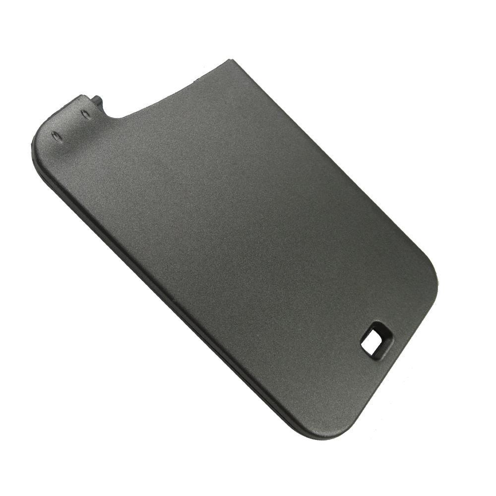 Szürke színű, 2 gombos Renault kulcsház, indítókártya.