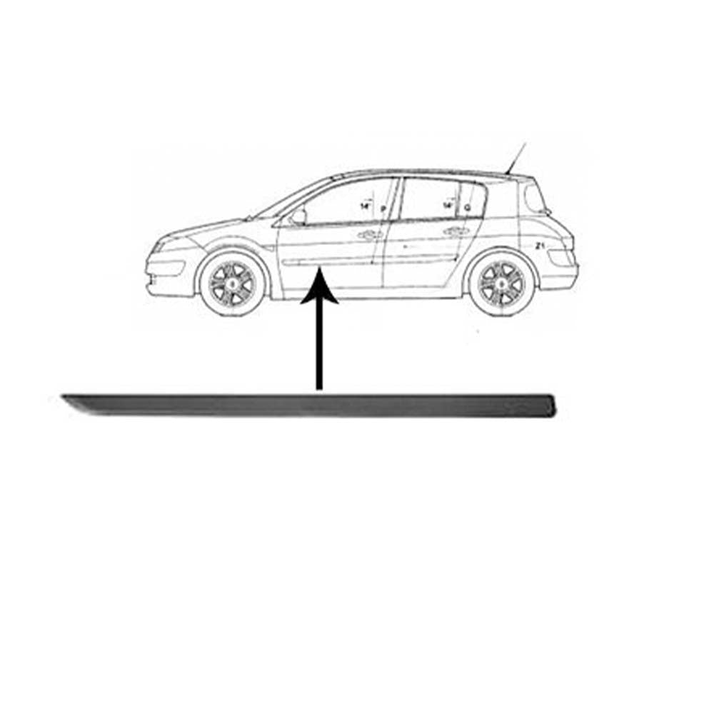 Renault Megane oldalsó díszléc 2006-