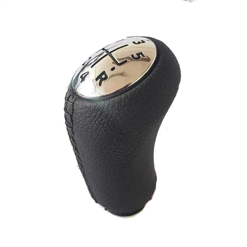 Schimbător de viteze Renault din piele neagră