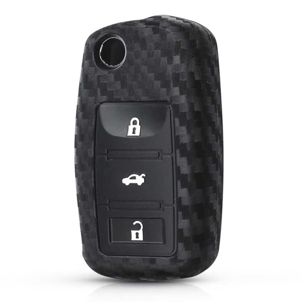 Husă silicon Skoda model Carbon