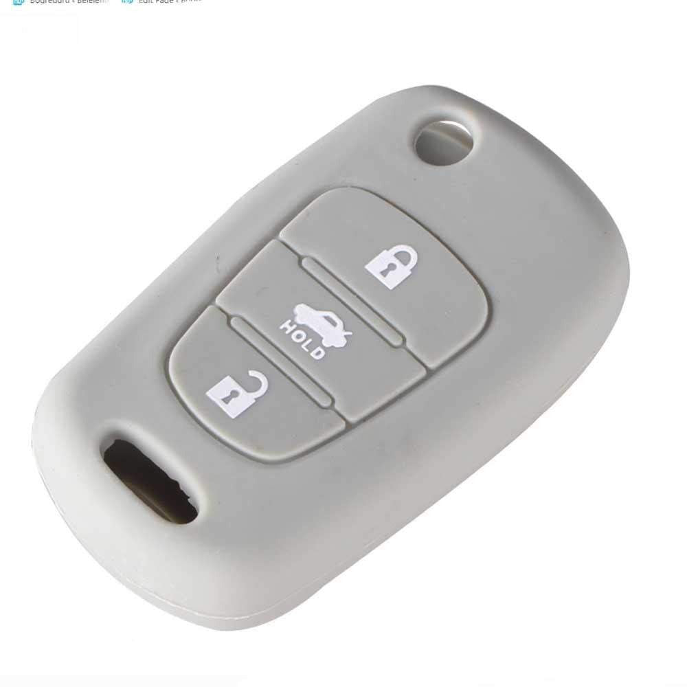 Hyundai - Kia bicskakulcs szilikon tok fehér