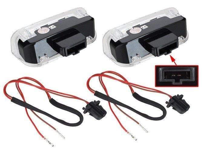 VW Eos, Golf, Jetta III, Passat, Scirocco, Sharan, Touareg belső ajtólámpa, 2 db