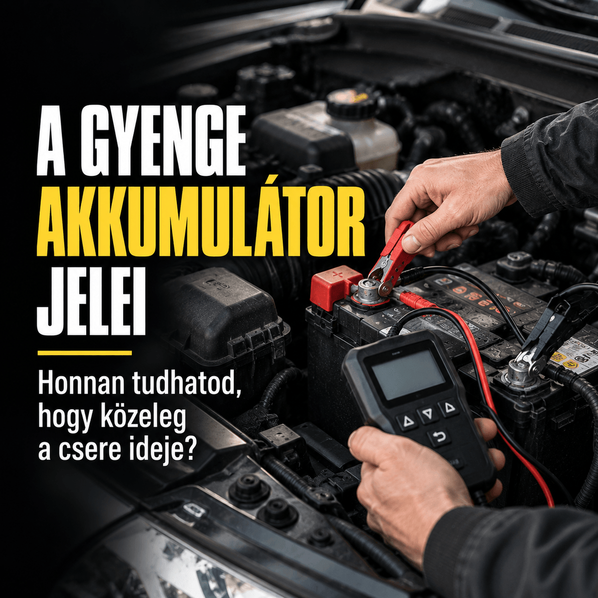A gyenge akkumulátor jelei