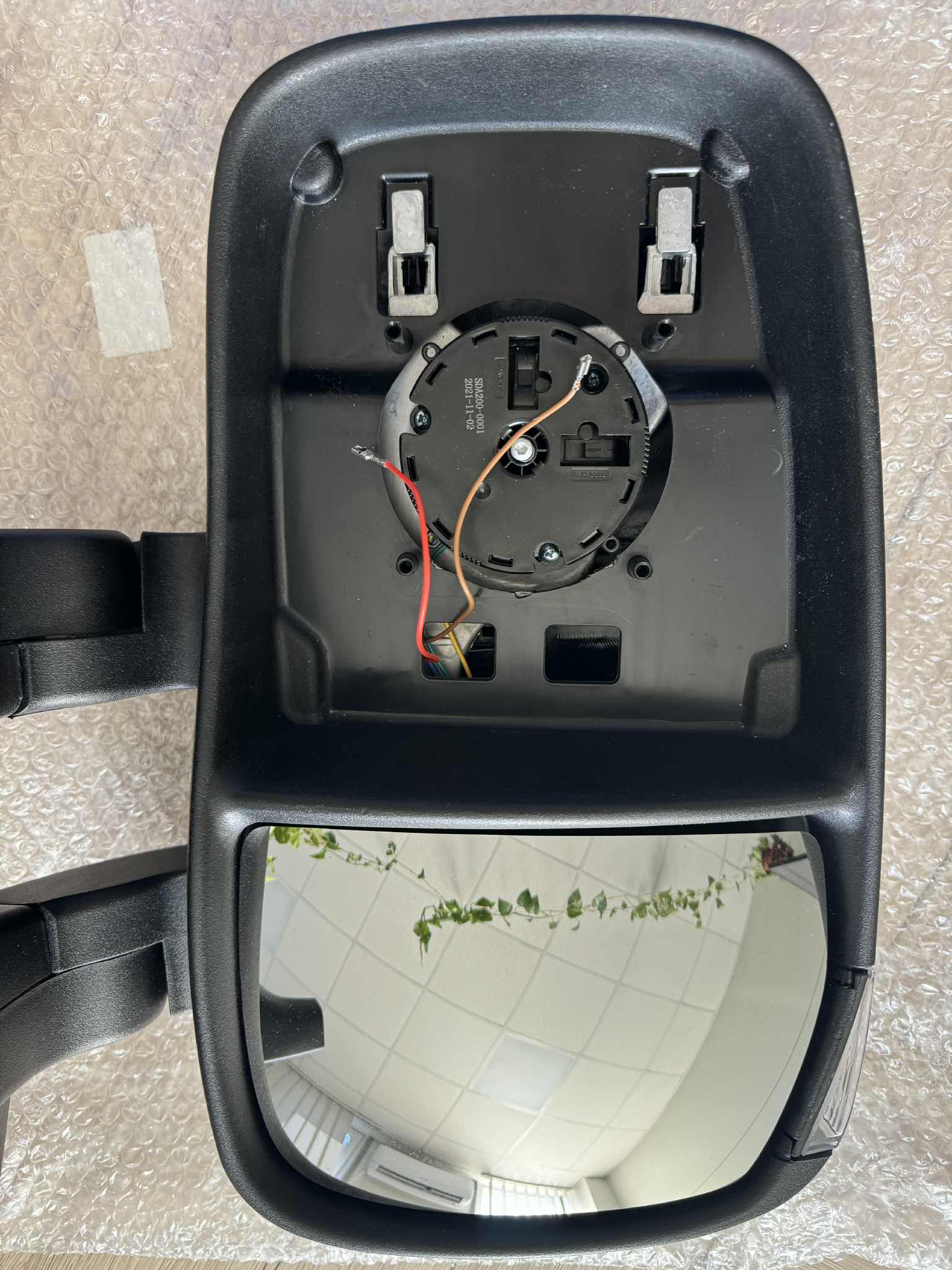 SÉRÜLT! Iveco Daily jobb oldali fűthető visszapillantó tükör (felső tükörlap nélkül)