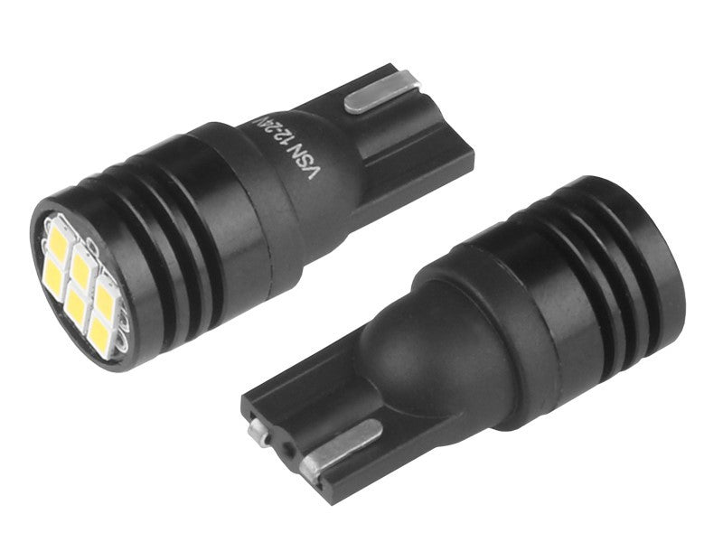 Izzó VISION W5W T10 1224V 6x 3020 SMD Ultra Bright LED  nem poláris fehér 2 db – kép 2