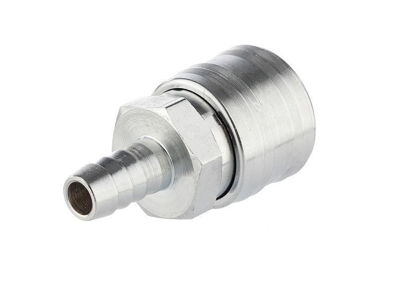 Kompresszor gyorscsatlakozó tömlő átm. 9 mm, aljzat, króm