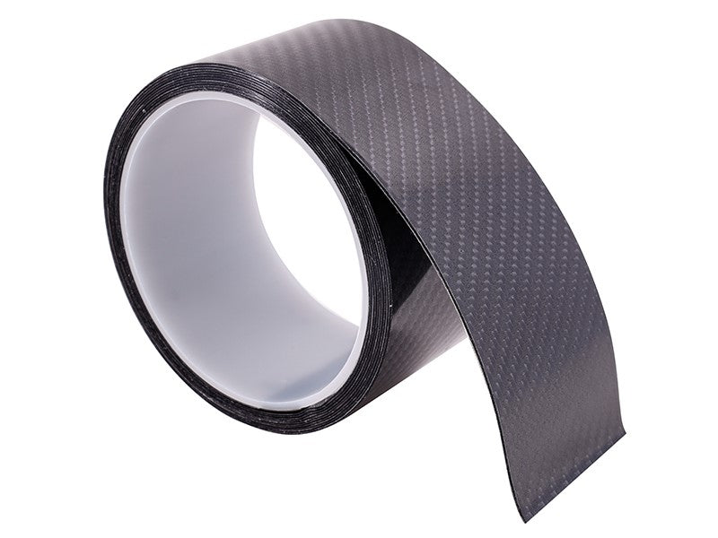 Védő  dekorációs szalag 50 mm x 3 m CARBON szerkezetű fekete színű – kép 2