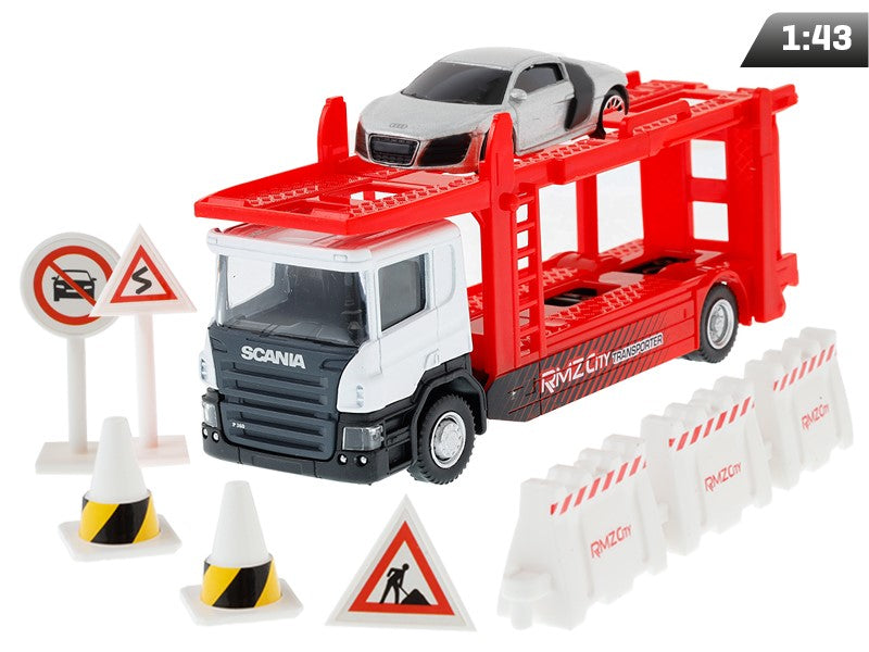 1:64-es modell, RMZ City Scania - Vontató + tartozékok